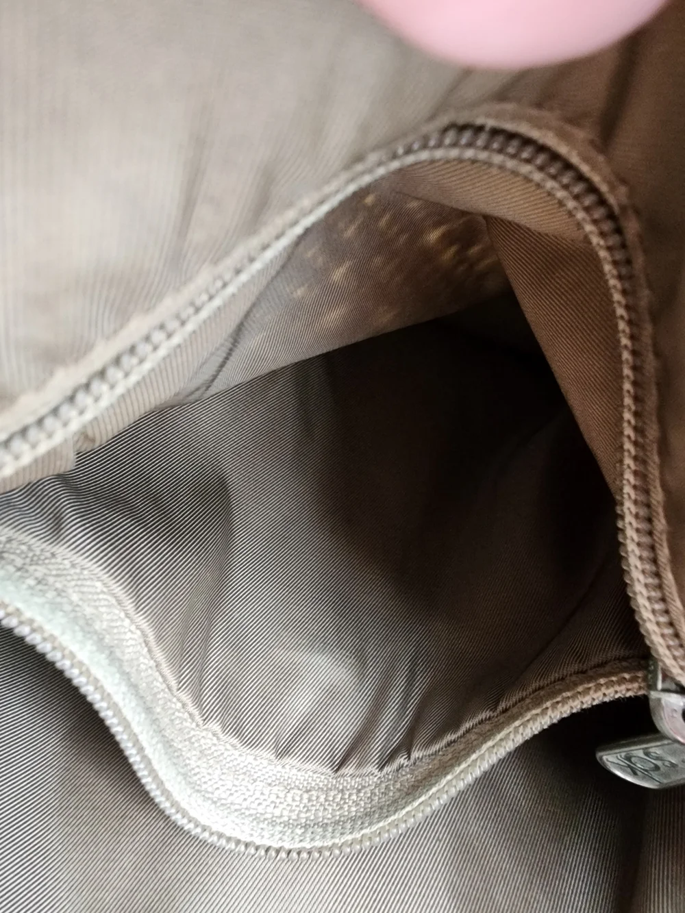 The Sak Crochet Shoulder Bag in Taupe Brown